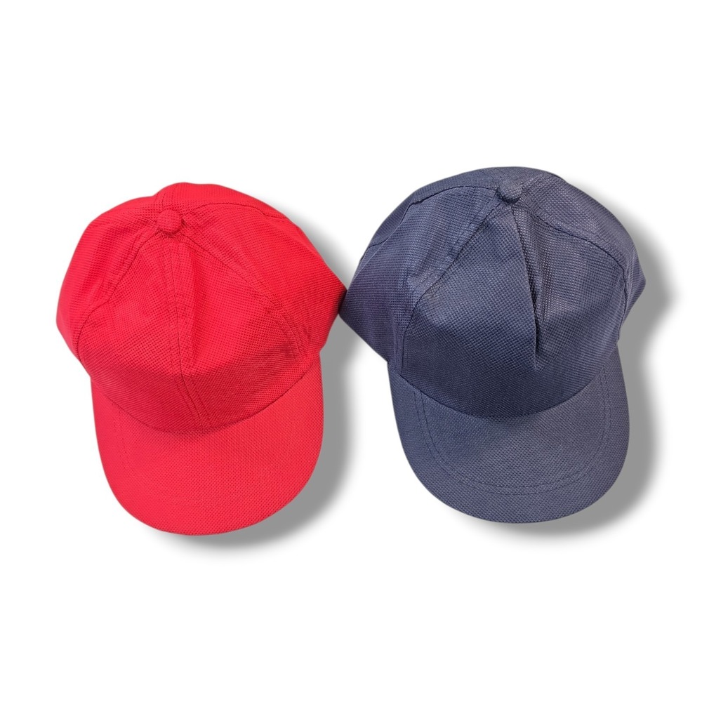 Otto Collection Blank‎ 1-Blue 1-Red Strap Back Canvas Casual Hat Cap